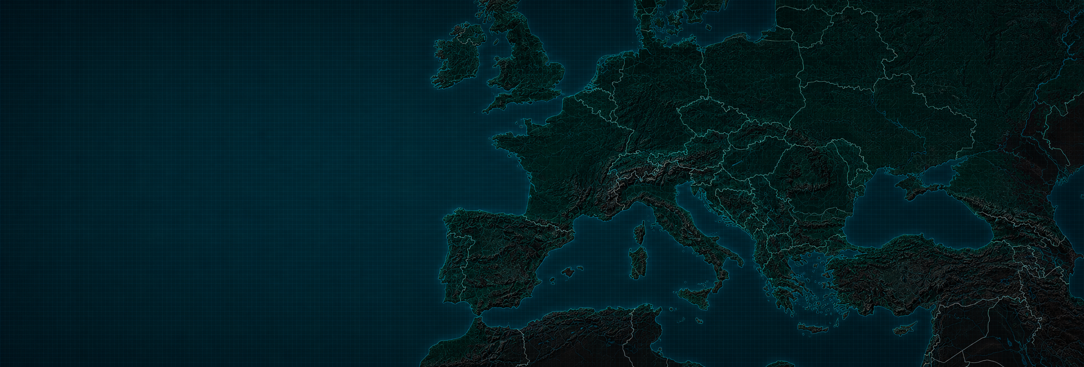 World map focused on Europe with Barcelona highlighted